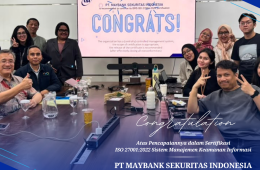 ucapan lulus ISO Maybank
